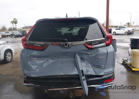 2020 Honda Cr-V Hybrid Touring из США, поврежденный, VIN 7FART6H98LE007566